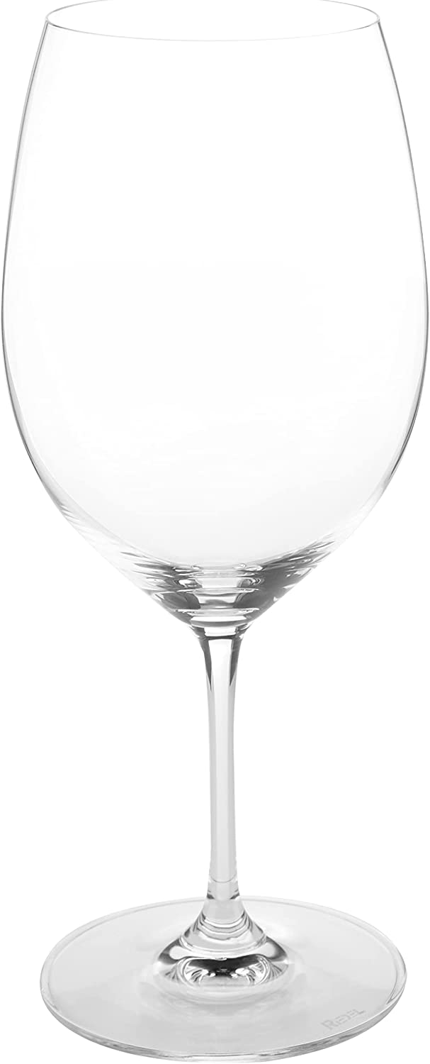 LAV Small Wine Glasses Set of 6 - 8 oz Clear White Wine Glasses Short Stem