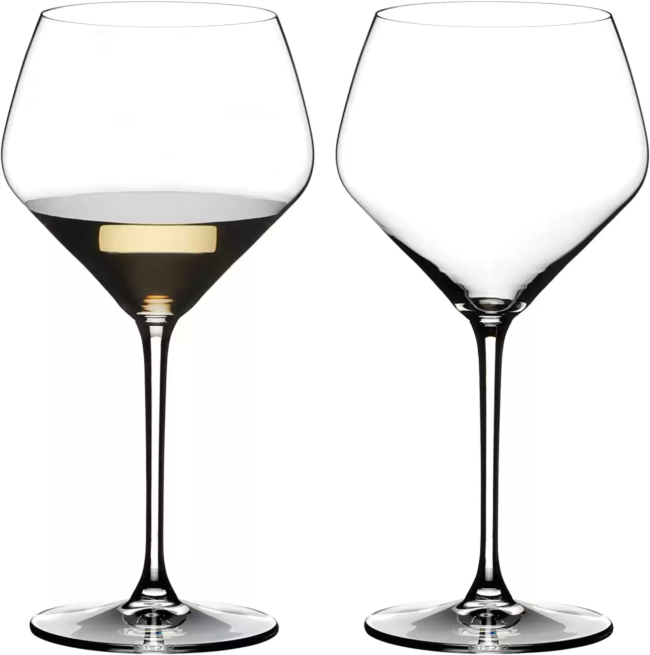 10 Oz. Rioja White Wine Glasses With Colored Stem Bottom
