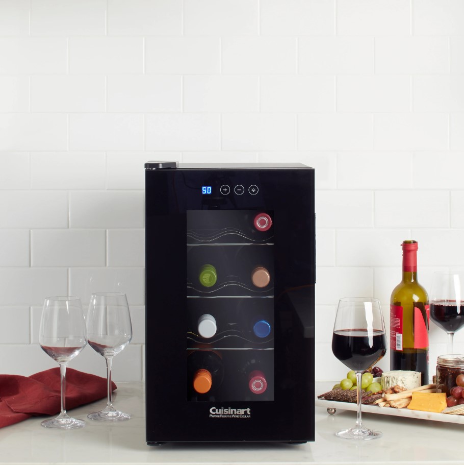 NutriChef 17.72'' 12 Bottle Single Zone Freestanding Wine Refrigerator &  Reviews