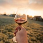 Long-stem wine glass filled with liquid, Photo by Marcel Gross on Unsplash